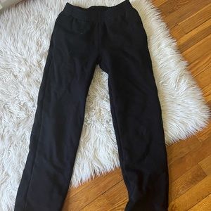 Womens Aritzia TNA Straight leg sweat pants Black Xxs